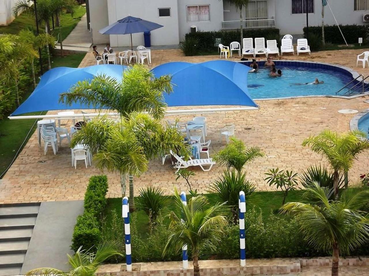 Apartamento no Lagoa Quente Flat Service Caldas Novas Exterior foto