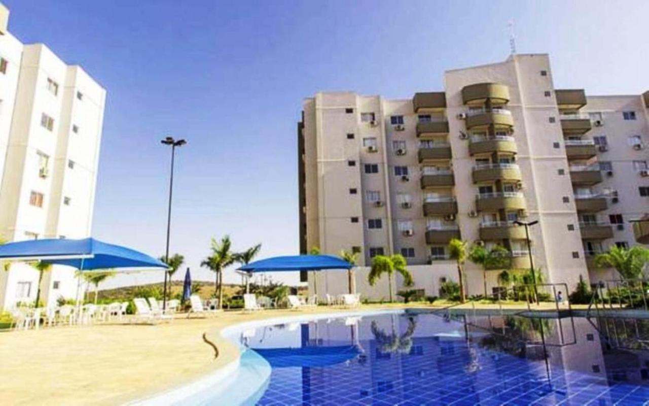 Apartamento no Lagoa Quente Flat Service Caldas Novas Exterior foto
